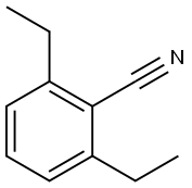 2,6-Diethylbenzonitrile Struktur