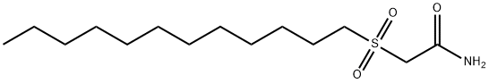 2-(dodecylsulphonyl)acetamide Struktur