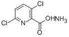 PICOLINIC ACID, 3,6-DICHLORO-, AMMONIUM SALT Struktur