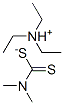 triethylammonium dimethyldithiocarbamate Struktur