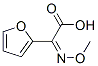 alpha-(methoxyimino)furan-2-acetic acid Struktur