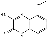 2(1H)-Quinoxalinone,3-amino-5-methoxy-(9CI) Struktur