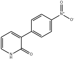 3-(4-Nitrophenyl)-1H-pyridin-2-one Struktur