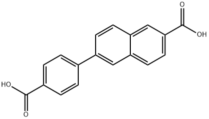 4-(6-(Methoxycarbonyl)naphthalen-2-yl)benzoic acid Struktur