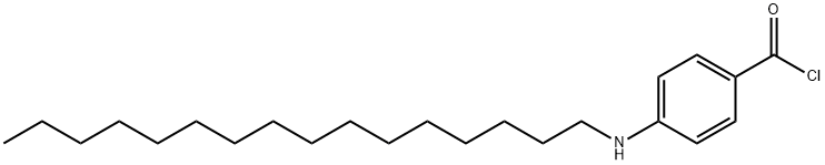 4-(hexadecylamino)benzoyl chloride Struktur