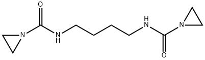 N,N'-Tetramethylenebis(1-aziridinecarboxamide) Struktur