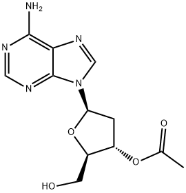 3'-O-ACETYL-2'-DEOXYADENOSINE Struktur