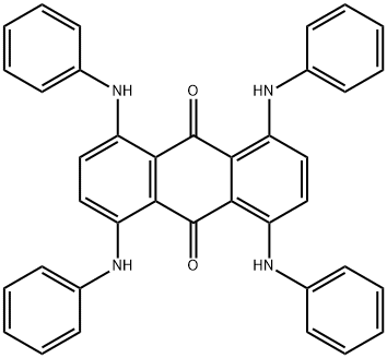 1,4,5,8-tetrakis(phenylamino)anthraquinone Struktur