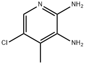 5-Chloro-4-methylpyridine-2,3-diamine Struktur