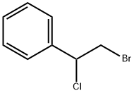 (2-bromo-1-chloro-ethyl)benzene Struktur