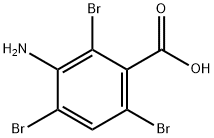 3-AMINO-2,4,6-TRIBROMOBENZOIC ACID Struktur