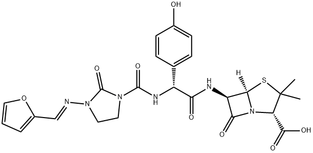 Fuzlocillin Struktur