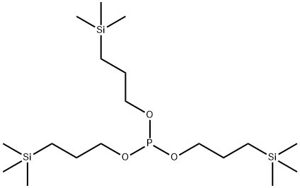 Phosphorous acid 3-(trimethylsilyl)propyl ester Struktur