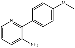 3-Pyridinamine,2-(4-methoxyphenyl)-(9CI) Struktur