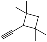 Cyclobutane, 2-ethynyl-1,1,3,3-tetramethyl- (9CI) Struktur