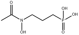 3-(N-acetyl-N-hydroxy)aminopropylphosphonic acid Struktur