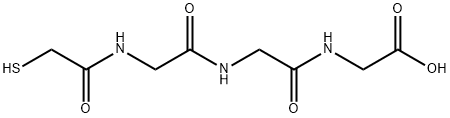 GLYCINE, N-(MERCAPTOACETYL)GLYCYLGLYCYL- Struktur