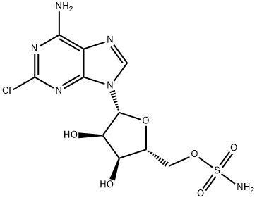 5'-sulfamoyl-2-chloroadenosine Struktur