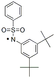 N-(3,5-Di-tert-butylphenyl)-N-(phenylsulfonyl)aminyl radical Struktur