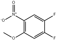 3,4-二氟-6-硝基苯甲醚, 66684-64-8, 結(jié)構(gòu)式