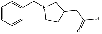 2-(1-Benzyl-3-pyrrolidinyl)acetic acid Struktur