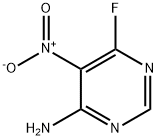 4-Pyrimidinamine,  6-fluoro-5-nitro- Struktur