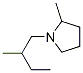 Pyrrolidine, 2-methyl-1-(2-methylbutyl)- (9CI) Struktur