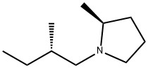 Pyrrolidine, 2-methyl-1-[(2S)-2-methylbutyl]-, (2S)- (9CI) Struktur