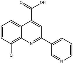 8-CHLORO-2-PYRIDIN-3-YLQUINOLINE-4-CARBOXYLIC ACID price.