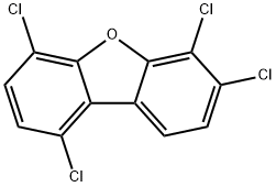 1,4,6,7-TETRACHLORODIBENZOFURAN Struktur