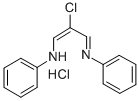 N-(2-CHLORO-3-PHENYLIMINO-1-PROPEN-1-YL)-ANILINE HYDROCHLORIDE Struktur