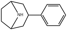 3-phenyl-8-azabicyclo[3.2.1]octane Struktur