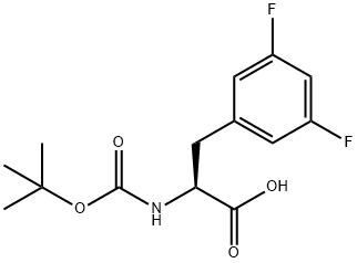 2-((叔丁氧羰基)氨基)-3-(3,5-二氟苯基)丙酸, 669057-06-1, 結(jié)構(gòu)式