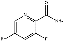 5-broMo-3-fluoropicolinaMide Struktur