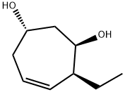 5-Cycloheptene-1,3-diol, 4-ethyl-, (1S,3R,4S)- (9CI) Struktur