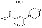 4-MORPHOLIN-4-YL-PYRIDINE-2-CARBOXYLIC ACID X HCL Struktur