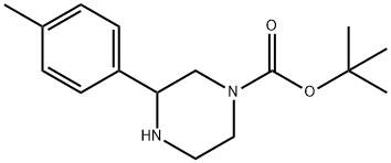 1-BOC-3-P-TOLYLPIPERAZINE Struktur