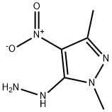 5-HYDRAZINO-1,3-DIMETHYL-4-NITRO-1H-PYRAZOLE Struktur