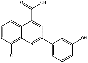 8-CHLORO-2-(3-HYDROXY-PHENYL)-QUINOLINE-4-CARBOXYLIC ACID price.