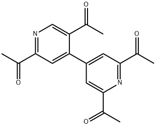 2,2',5,6'-TETRAYLTETRAACETYL-4,4'-BIPYRIDINE Struktur