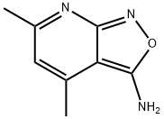 Isoxazolo[3,4-b]pyridin-3-amine, 4,6-dimethyl- (9CI) Struktur