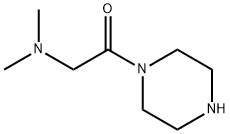 Piperazine, 1-[(dimethylamino)acetyl]- (9CI) Struktur