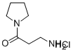 3-AMINO-1-PYRROLIDIN-1-YL-PROPAN-1-ONE HCL Struktur