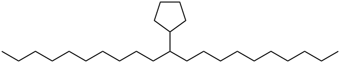 11-cyclopentylhenicosane Struktur