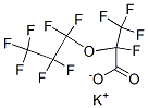 potassium 2,3,3,3-tetrafluoro-2-(heptafluoropropoxy)propionate Struktur