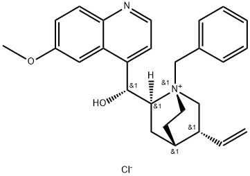 N-BENZYLQUININIUM CHLORIDE Structure