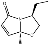 Pyrrolo[2,1-b]oxazol-5(7aH)-one, 3-ethyl-2,3-dihydro-7a-methyl-, (3S,7aS)- Struktur