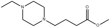 1-Piperazinebutanoicacid,4-ethyl-,methylester(9CI) Struktur