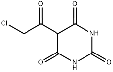 2,4,6(1H,3H,5H)-Pyrimidinetrione, 5-(chloroacetyl)- (9CI) Struktur