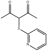 3-(PYRID-2-YLTHIO)PENTANE-2,4-DIONE Struktur